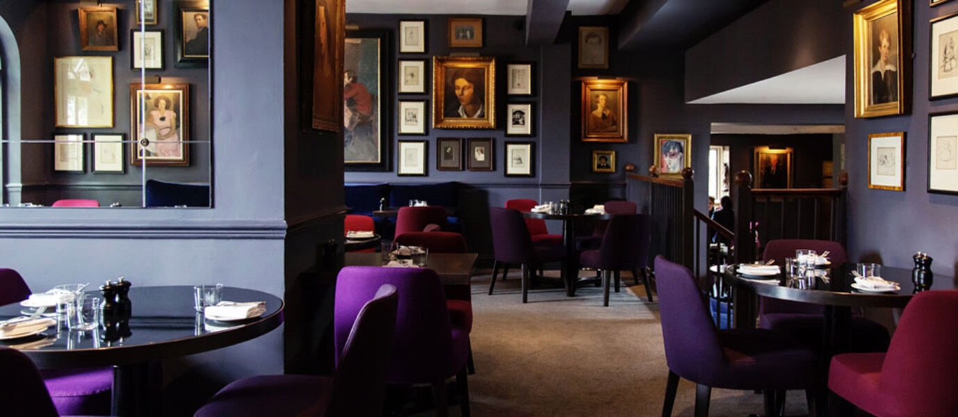 Old Parsonage Hotel Oxford Exterior foto Interior of the restaurant